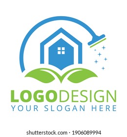 Home Cleaner Business Logo Design