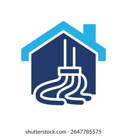 home cleaning colored icon symbol vector design good for web or mobile app