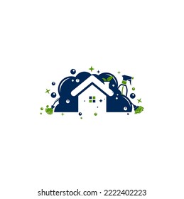 Home Cleaning company logo design
