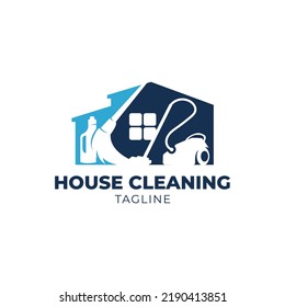 Home Cleaning logo, suitable for real estate cleaning services