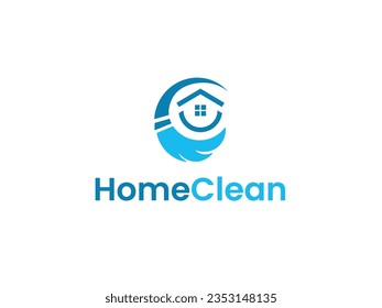 Home Cleaning and Service Logo Template