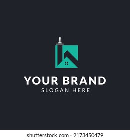 Home cleaning service logo type part 2