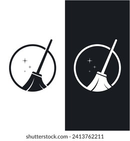 Home Cleaning Services Logo Design Vector. This logo is perfect for cleaning and maintenance services