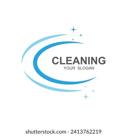 Home Cleaning Services Logo Design Vector. This logo is perfect for cleaning and maintenance services