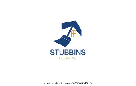 Home Cleaning Services Logo Design Vector.