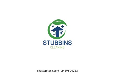 Home Cleaning Services Logo Design Vector.