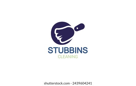 Home Cleaning Services Logo Design Vector.