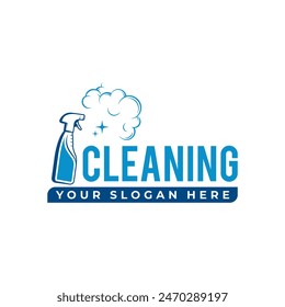 Home Cleaning Services Logo Design Vector template