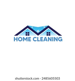 Home Cleaning Services Logo Design Vector