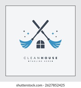 Home Cleaning Services Logo Design - House Washing Logo
