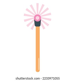 utensilios de limpieza doméstica imagen vectorial de icono en fondo blanco
