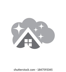 home cleaning vector template illustration design