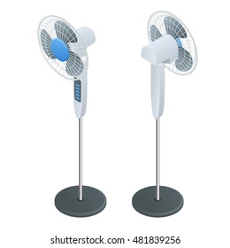 Home climate equipment isometric Fan icon. 