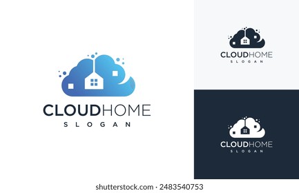 Plantilla de diseño de logotipo en la nube. Icono de diseño de logotipo en la nube	