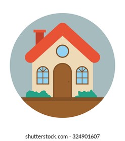 
Home Colored Vector Illustration
