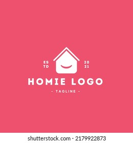 Home Combine Smile Vector Logo Template Stock Vector (Royalty Free ...