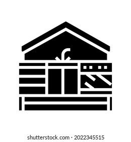 hogar reconforta el vector de icono de glifo. señal de comodidad de casa. símbolo de contorno aislado ilustración negra