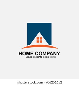 Home Company Logo Design Vector