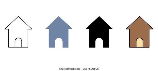 home concept line icon. Simple element illustration. home concept outline symbol design.