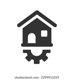 Home Configuration Symbol, Vektorgrafik