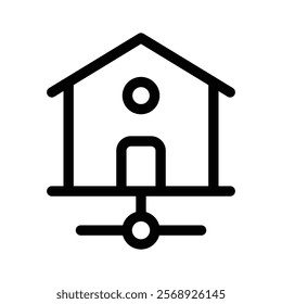 A home connected to smart devices for automation and control