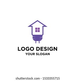 Home Connecting Logo Vector template