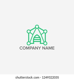 Home connection logo design