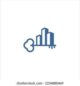 home construction abstract business,  logo inspiration.
