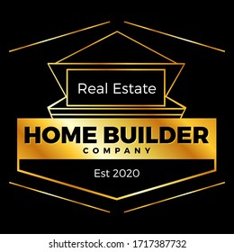 Home Construction Concept Design Template Real Estate Logo