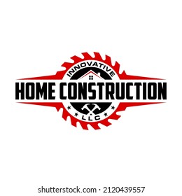 Logotipo de construcción residencial puede utilizarse para iconos, signos, logotipos, etc