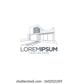 Home Construction Logo Design Vector Template