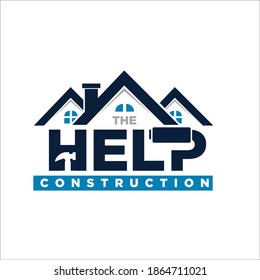 home construction logo designs simple modern for contractor and build logo