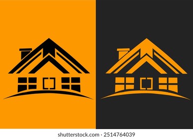 home construction logo icon for design purposes