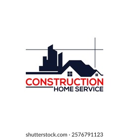 Home Construction Renovation Repair Builder Service Logo Template Vector 