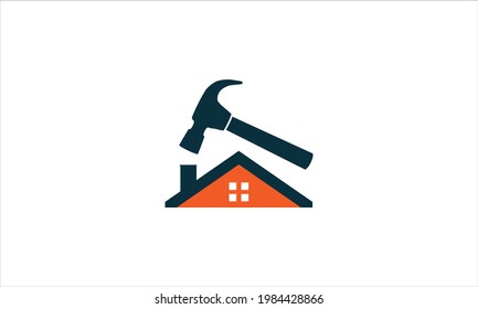 Símbolo de construcción doméstica Icono de diseño Ilustración vectorial
