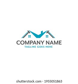 Home Construction Vector Logo Template