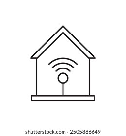Diseño del icono del control casero, aislado en el fondo blanco, Ilustración vectorial