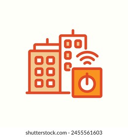 Icono de control de hogar, ícono aislado en fondo claro, perfecto para Sitio web, blog, logotipo, Diseño gráfico, redes sociales, UI, App móvil