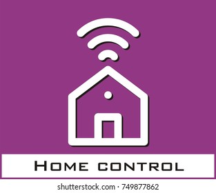 Home control vector icon