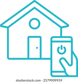 Home Control vector icon. Can be used for printing, mobile and web applications.