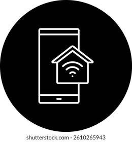 Home Control vector icon. Can be used for printing, mobile and web applications.