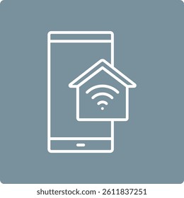 Home Control vector icon. Can be used for printing, mobile and web applications.