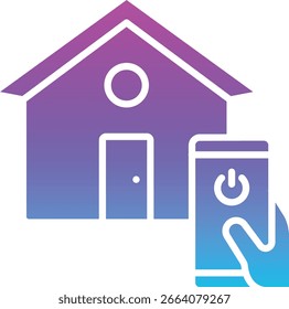 Startseite Steuerelement, Vektorsymbol. Kann für Druck-, Mobil- und Web-Anwendungen verwendet werden.