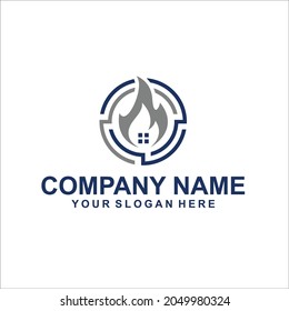 Home Contruction Project Logo Vector