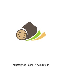 Home Cookies Logo Design Vector Template, Icon Symbol, Creative design concepts