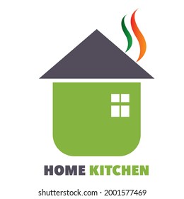 Idea de diseño del logotipo de cocina casera. Logotipo vectorial para restaurante o servicio de restauración. 