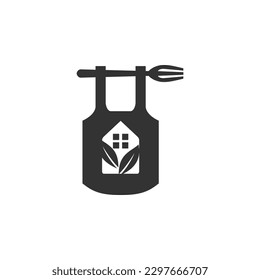 home cooking logo template. Icon Illustration Brand Identity. Isolated and flat illustration. Vector graphic