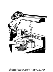 Home Cooking - Retro Clip Art