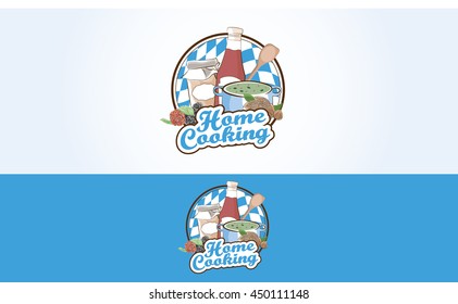 home cooking soup homemade meal german Bavarian logo