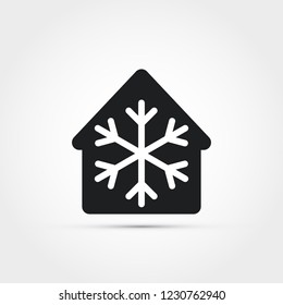 Home cooling vector illustration